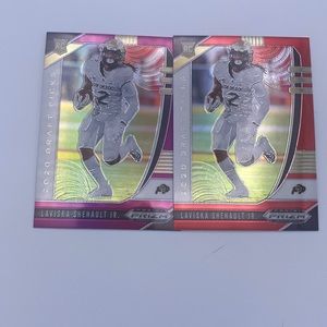 Laviska shenault (rookie): 2020 Prizm draft picks #108(red&pur0@e Prizm )